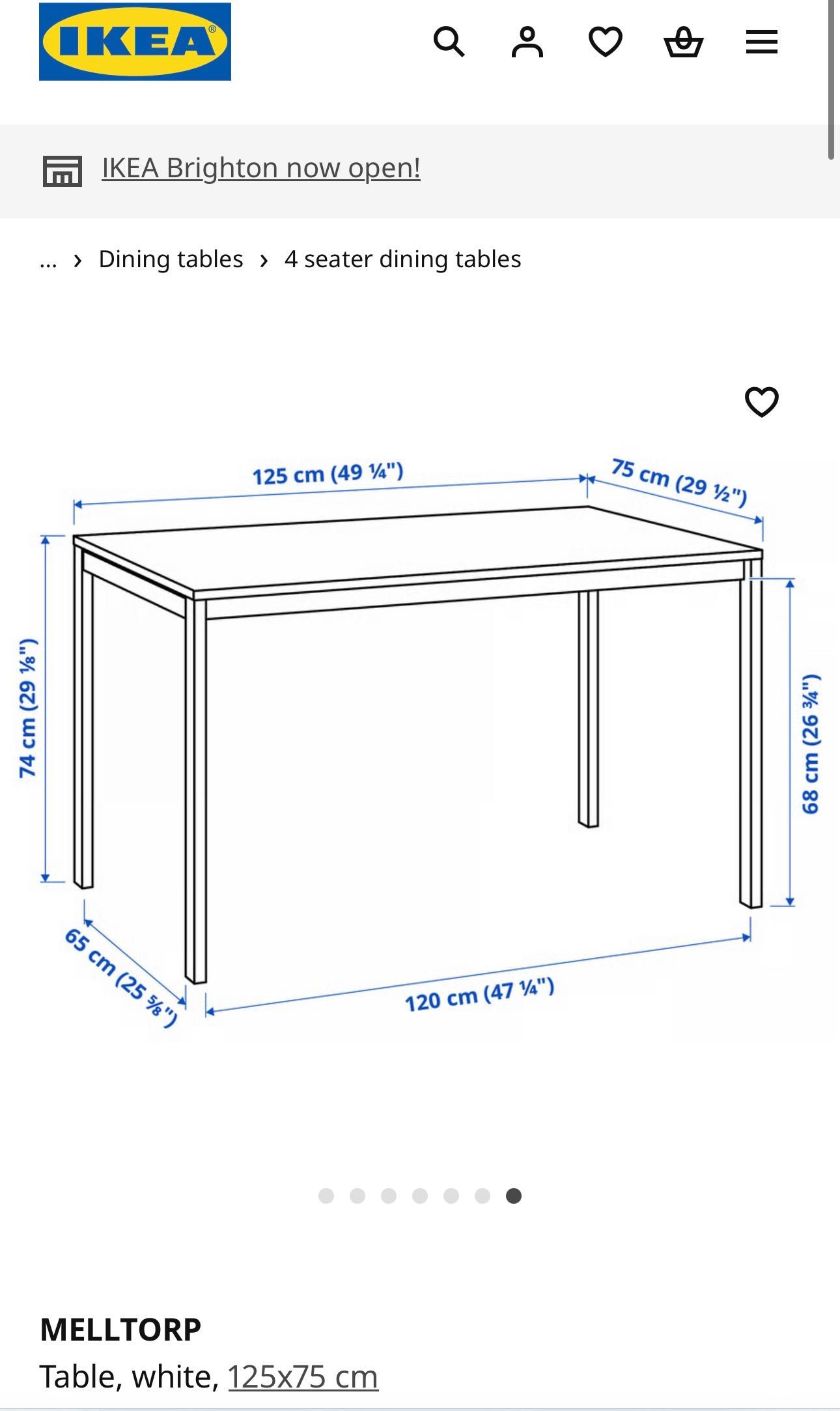 комплект за кухня IKEA: маса, 4 стола и възглавници за седалки