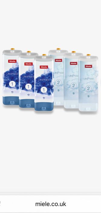 Miele UtraPhase 1 & 2 - оригинални перилни препарати 7 броя