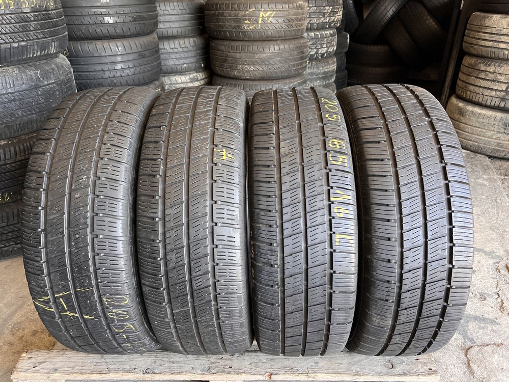 2 anvelope 205/65/16 C , Hankook , 5.5-6 mm !