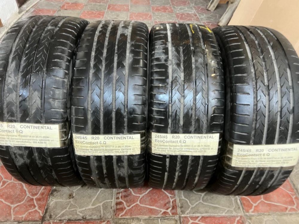 Шины от зикр Continental eko contact 6 Q