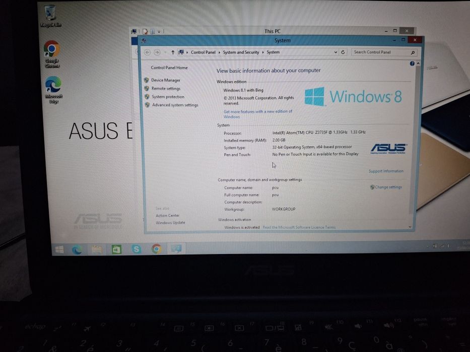 Vând Asus EeeBook X205TA
