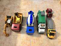 Jucarii Camion Man, CAT, Mercedes, excavator, cilindru compactor