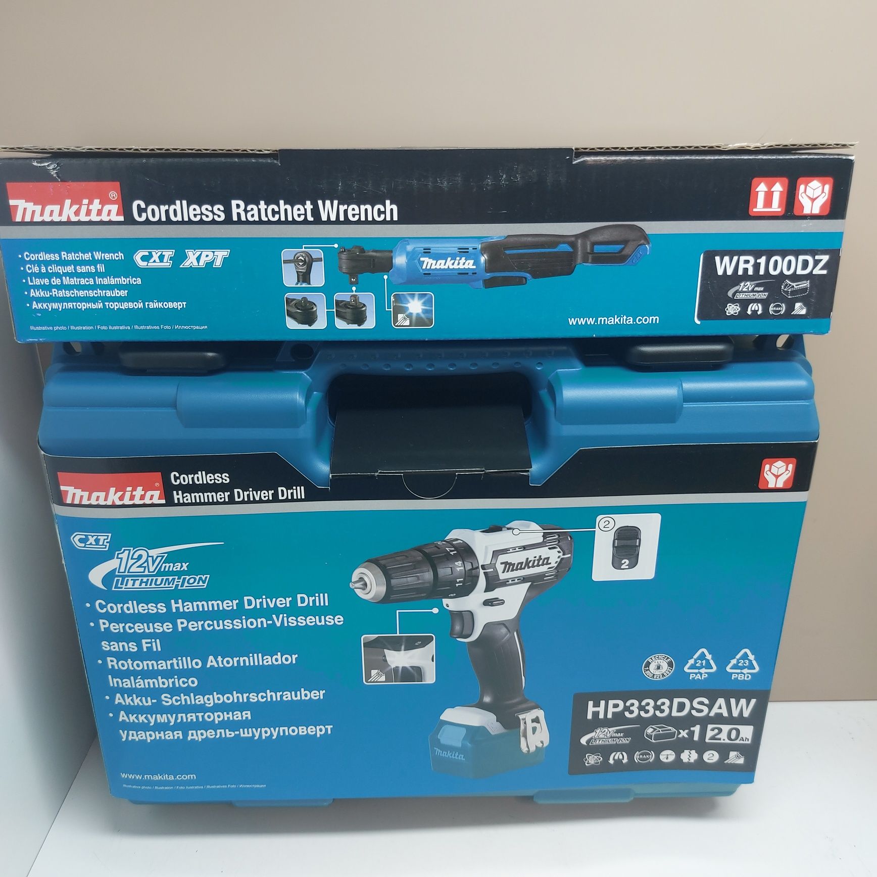 Комплект инструменти Makita 12v