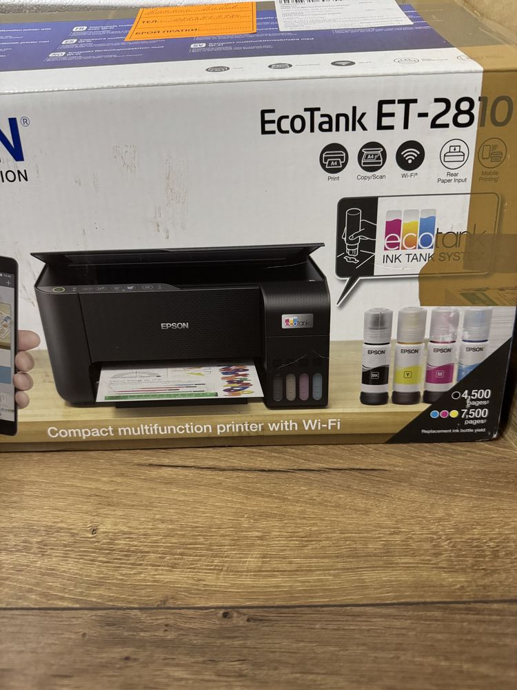 Принтер Epson EcoTank ET-2810