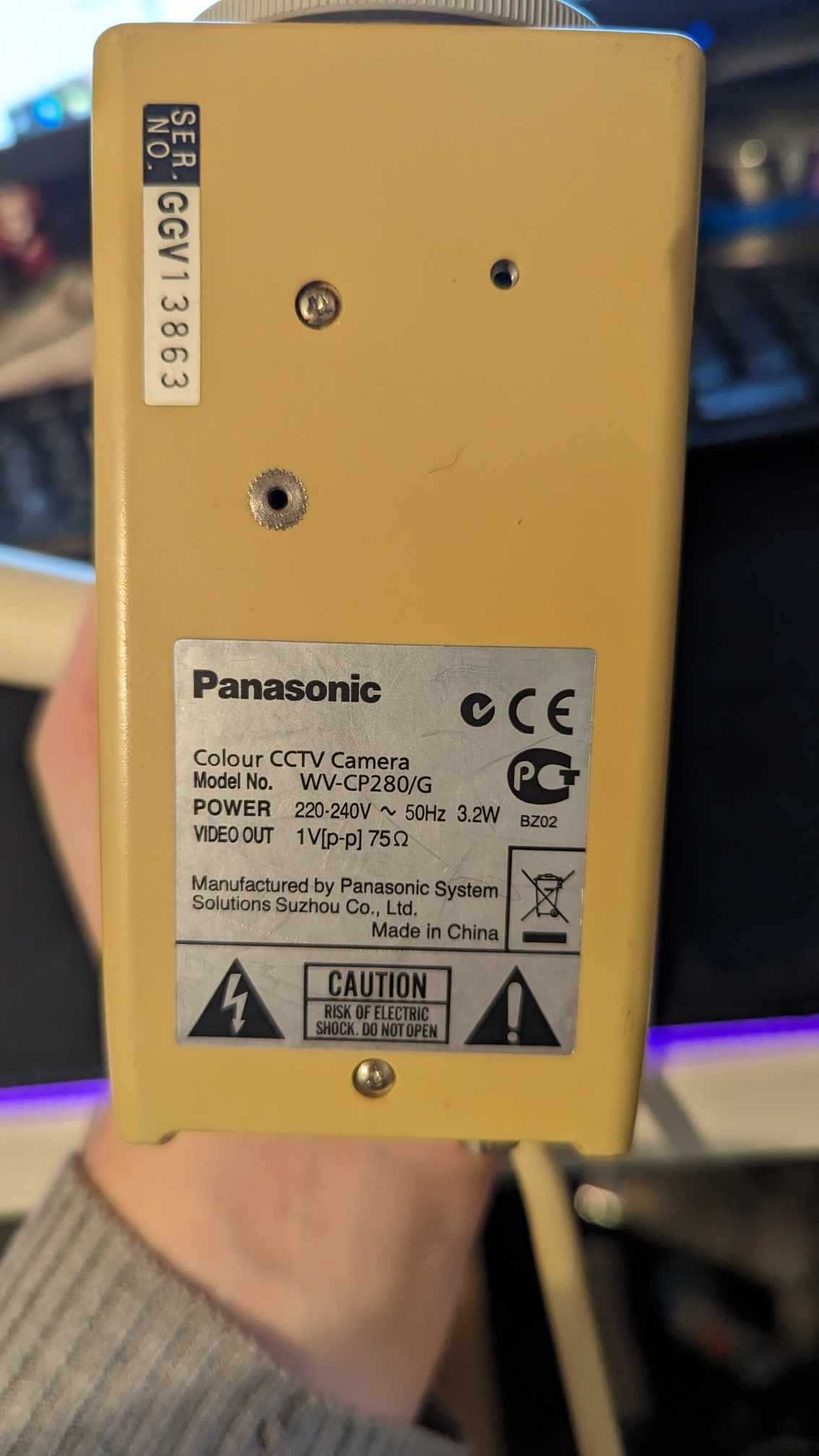 Panasonic High sensitivity Fixed Analog Day/Night camera