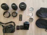 Фотоапарат Nikon 5100 с 3 обектива и аксесоари