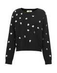 Женский свитер с блестками в форме сердца, бренд Vero Moda
