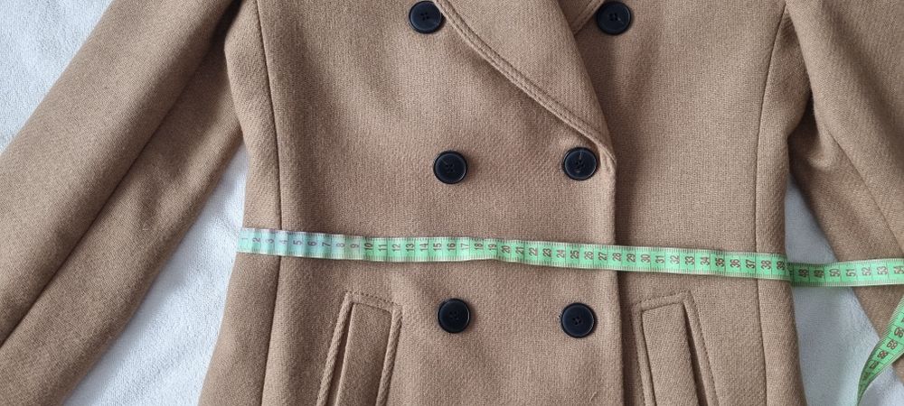 Palton Zara, 50% lână,  XS