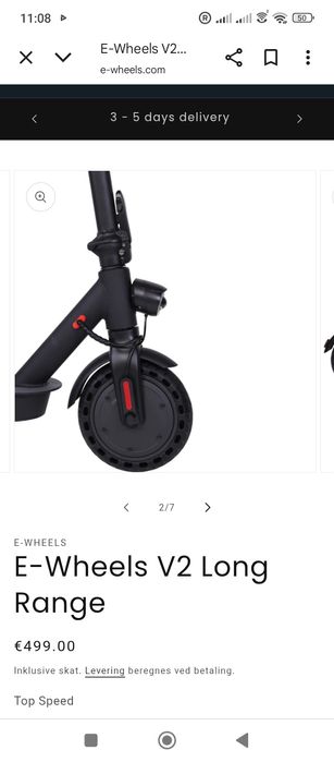 Trotineta electrica E-Wheels V2 Long Range.Profesionala.