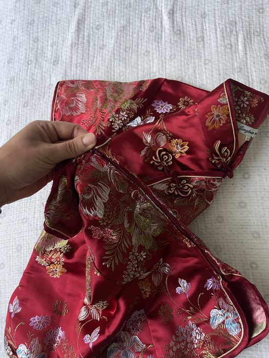 Блуза с японски мотиви от 100% коприна