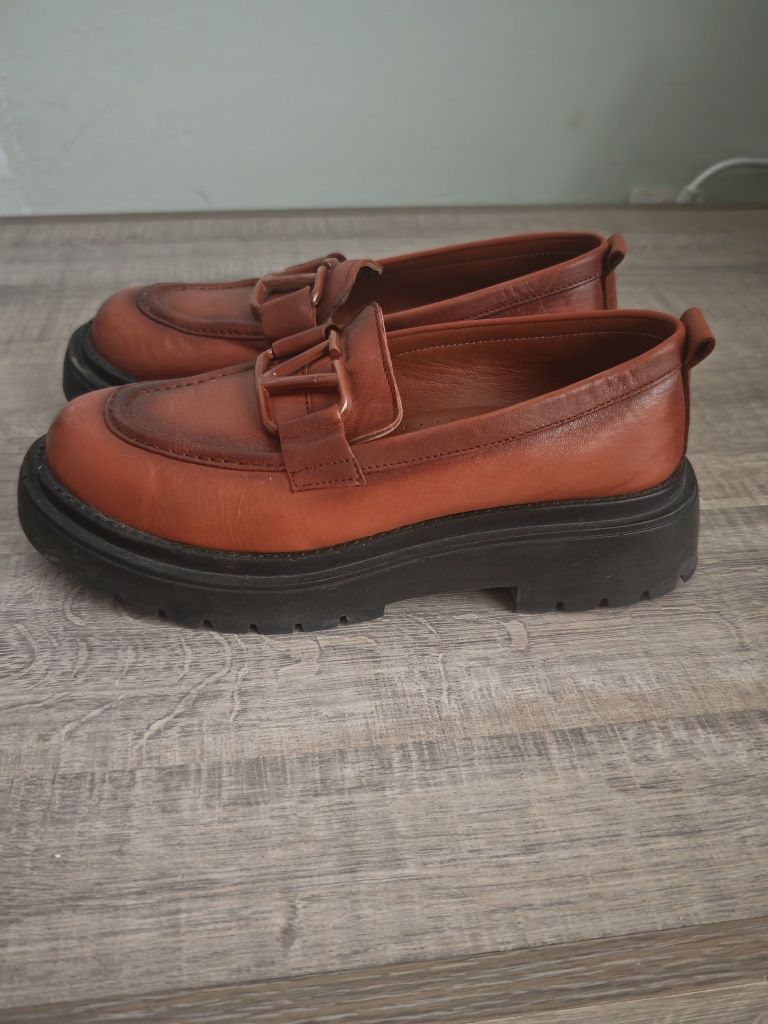Mocasin damă piele