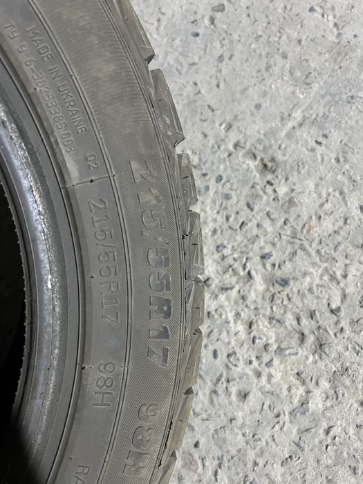 Зимный шины 215/55/17 камри 50 дөңгелегі