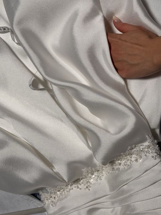 Rochie mireasa Mikado - alb perlat