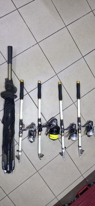 4x Lansete mulinete minciog suporti