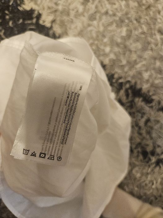 Camasa bumbac, alba, baieti, masura 98