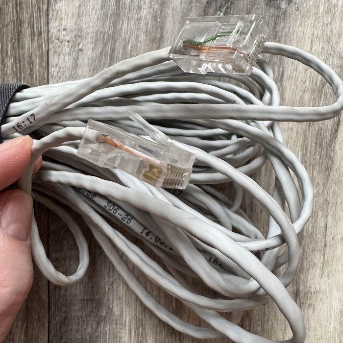 Отдам бесплатно 10м сетевой интернет кабель UTP RJ45