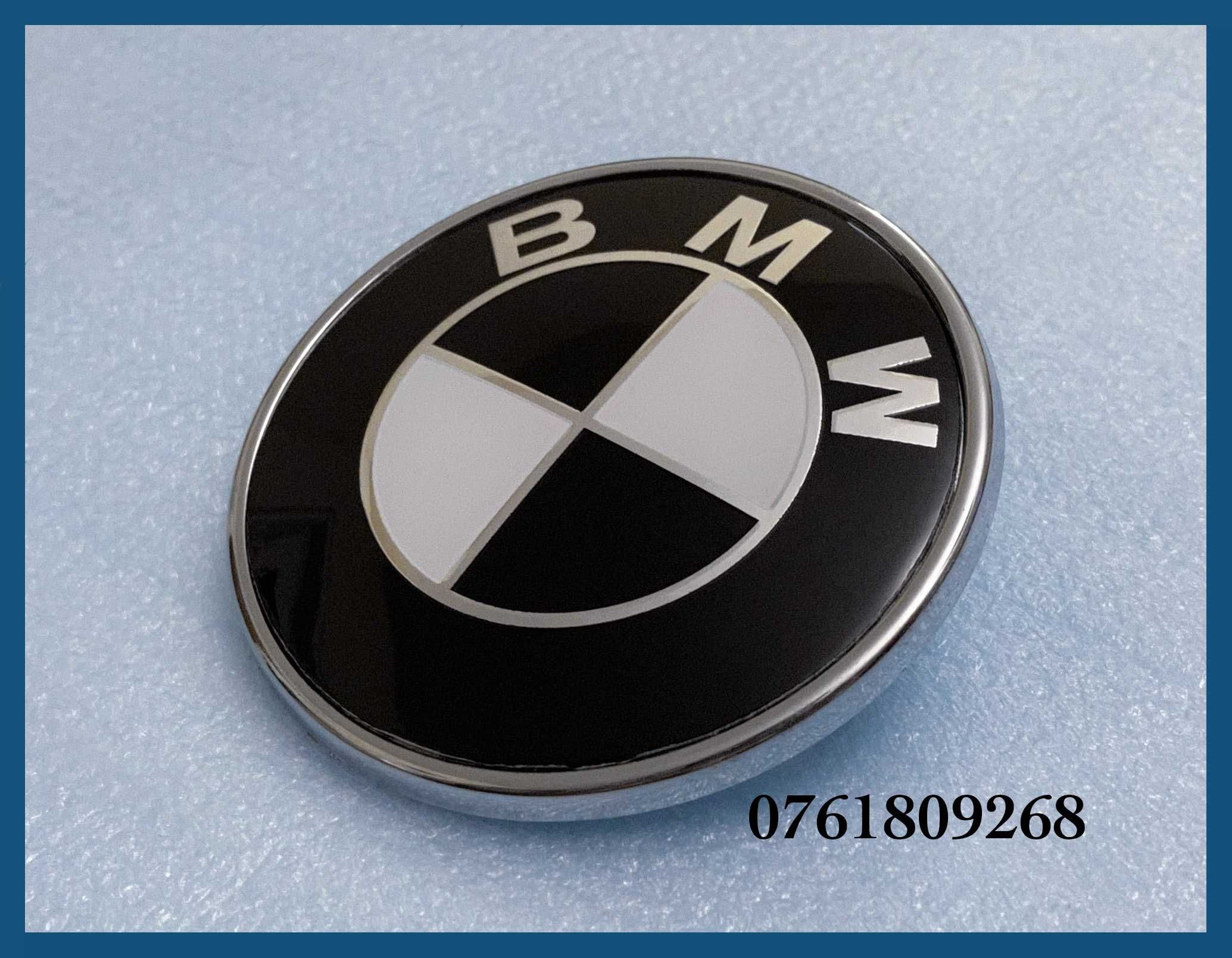 Emblema logo BMW pentru portbagaj 74mm