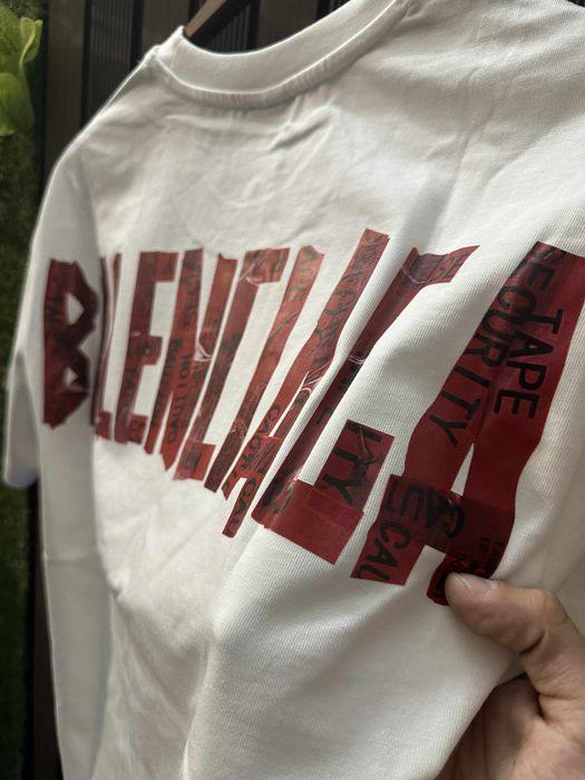 Бяла тениска Balenciaga