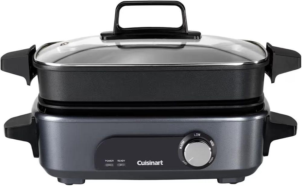 Мултикукър 5 в 1, 1400W, сив - Cuisinart от 90-220 градуса