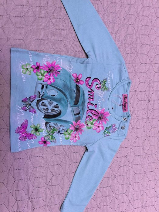 Нова блуза за момиче 80