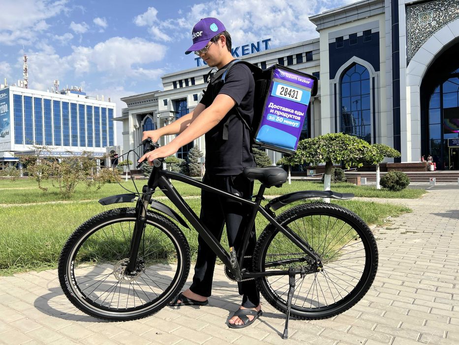 Velosiped sotiladi alumen ramali velik, kuryerlar uchun maxsus