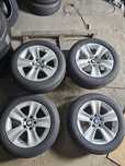 4 jante 5x120 Originale BMW F10/F11 cu anvelope iarna 225 55 17 Goodye