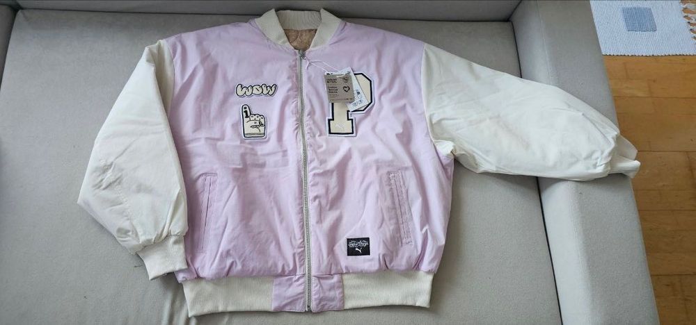 Ново Женско Puma яке с две лица, размер М oversize