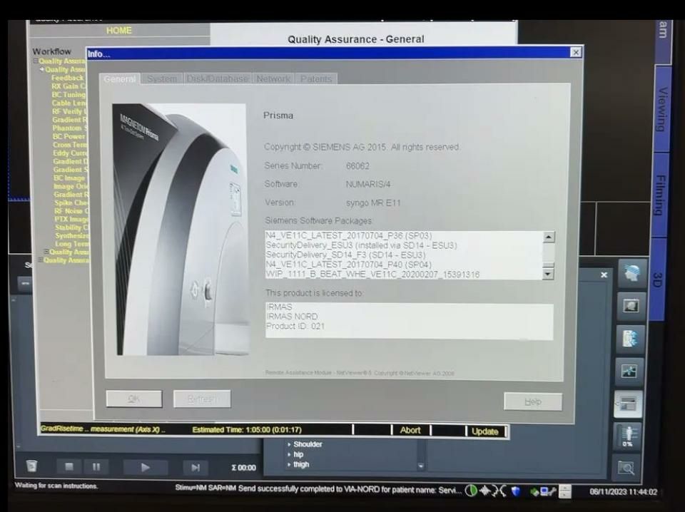 МРТ-томограф нового поколения Magnetom Prisma SIEMENS 3 Тесла