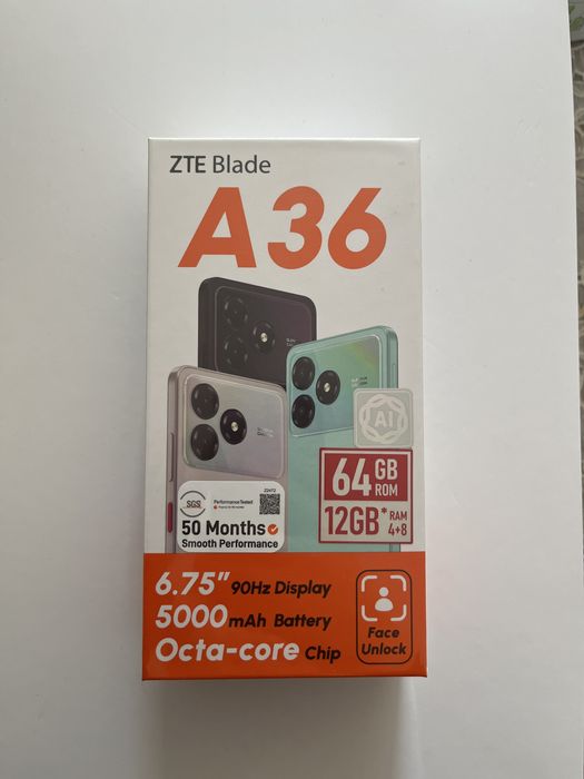 ZTE blade A36 (64гб+4гб)