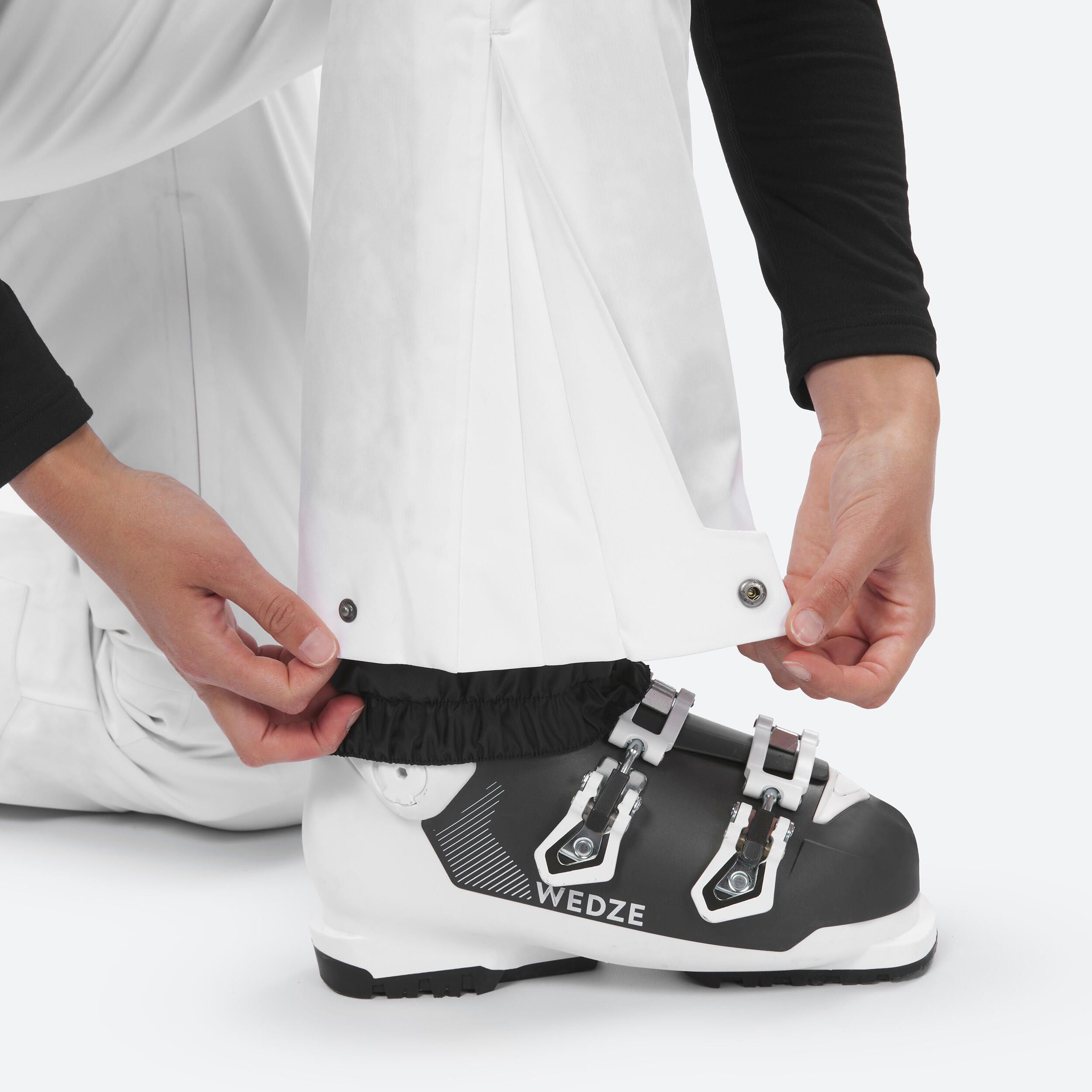 Pantalon schi Călduros 580 Alb Damă - produs resigilat (nou) Decathlon