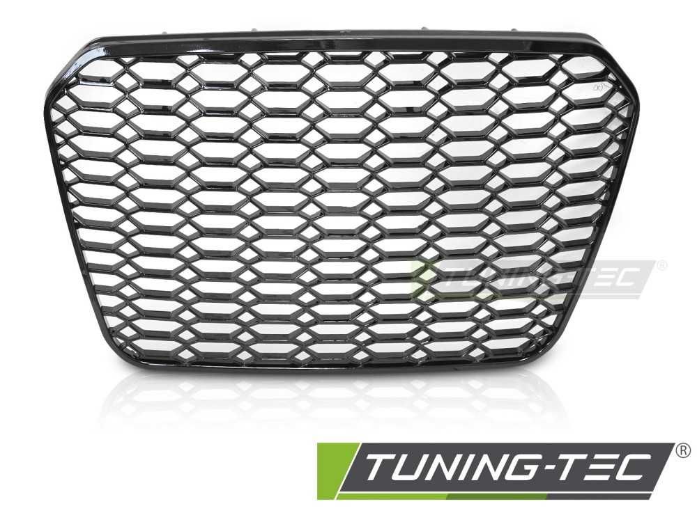 Grila fagure Audi A6 C7 dupa 2011-2014 Negru lucios