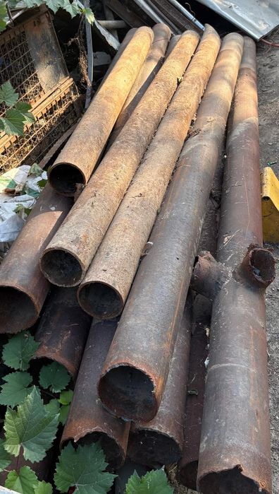 Vând țevi de metal diametru 120 luginme 3m