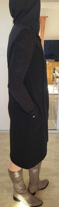 Rochie cu gluga, marca Mathilde, material lână, Marime 38-40