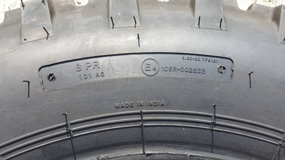 Cauciucuri noi 6.50-20 BKT directie 8 pliuri garantie 2 ani anvelope
