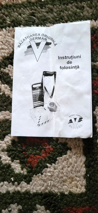 Feliator manual cu lame din inox pentru fructe și legume(cartofi)