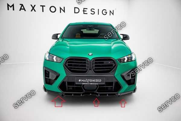 Prelungire splitter bara fata Bmw X6 M F96 Facelift 2023- v3 Maxton