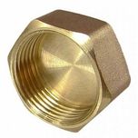 Заглушка бронзовая D=3/4", Способ присоед.: внутренняя резьба