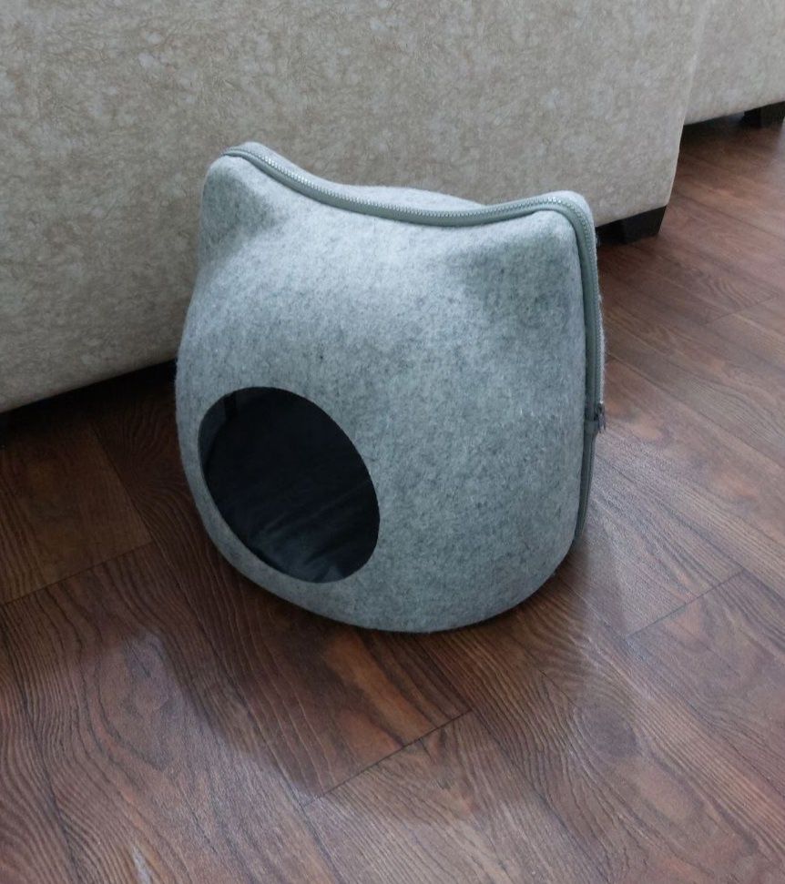 Домик для кошек, из войлока