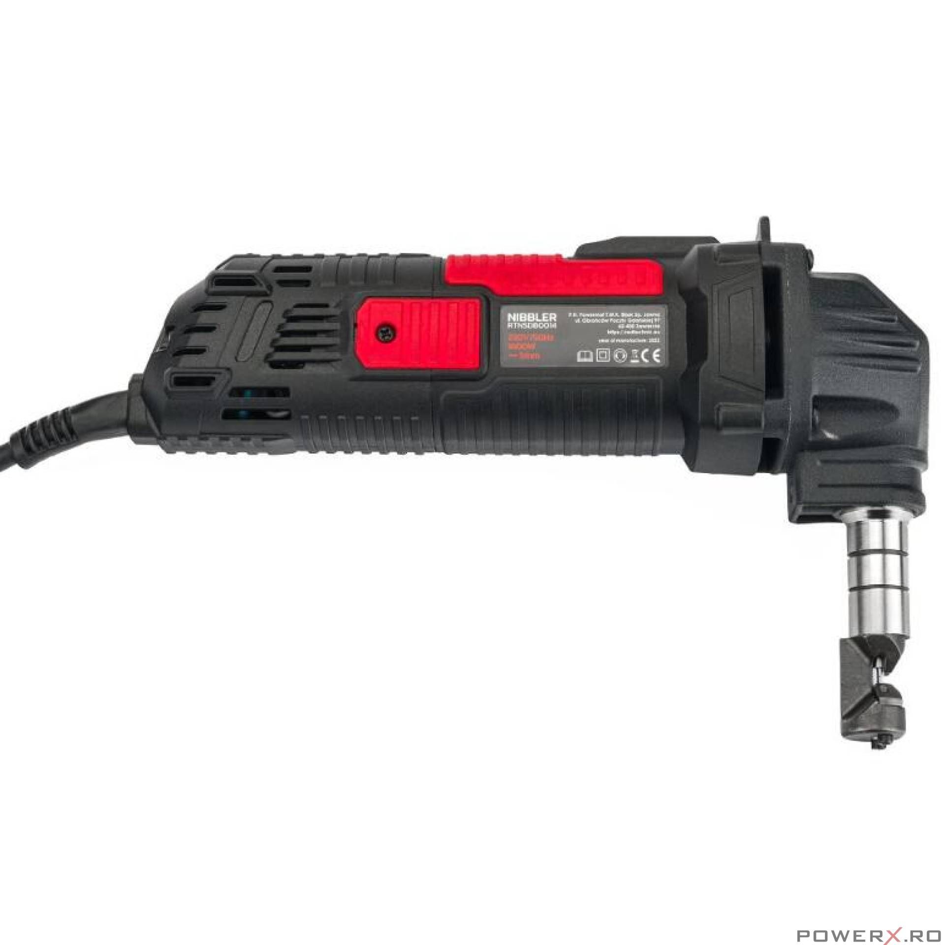 Foarfeca electrica pentru taiat tabla, 1600 W, Red Technic
