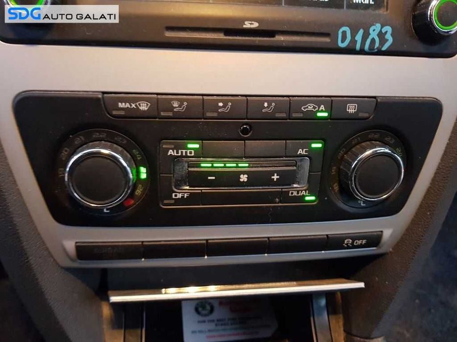 Panou Comanda Consola Aer Conditionat AC Clima Skoda Octavia 2 2004 - 2013