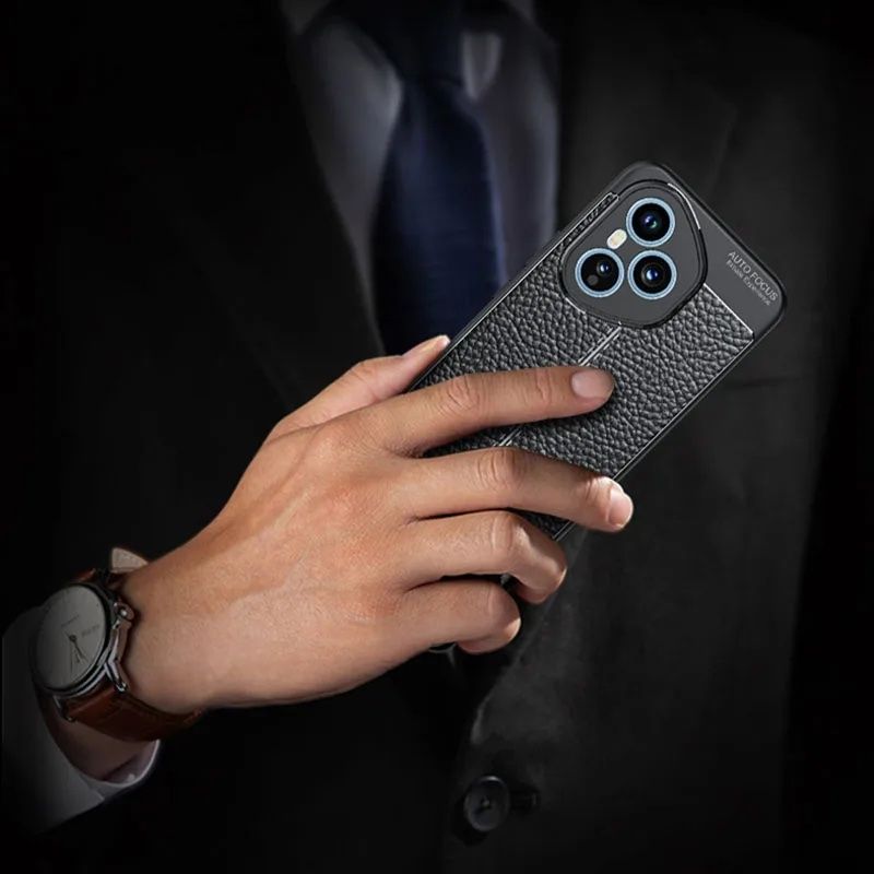 Honor 400 / 400 Pro / Лукс кейс гръб кожена шарка