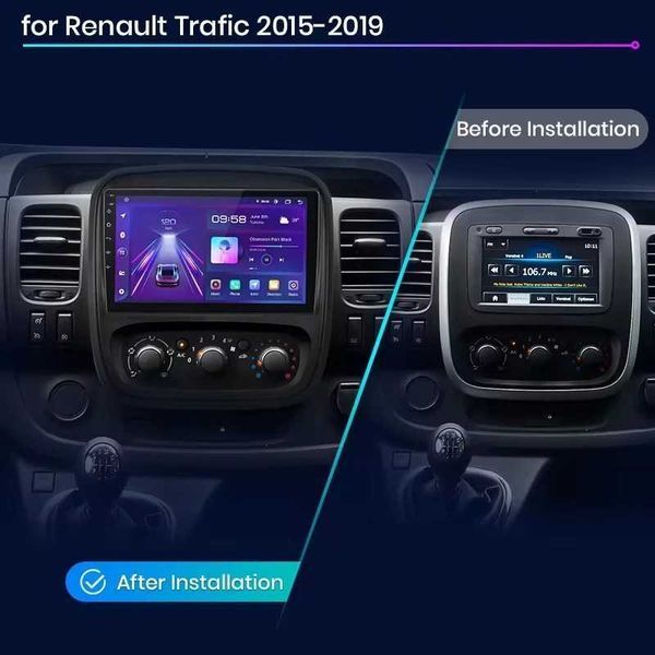 Renault Trafic 3 2014г-2021г Мултимедия Навигация Android
