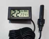 Электронный термометр - гигрометр с датчиком для инкубатора брудера те