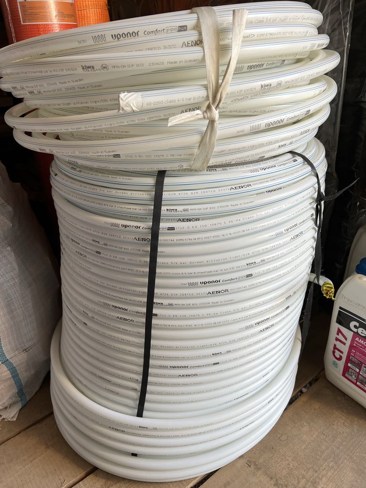 Teava Uponor 17x2,incalzire in pardoseala