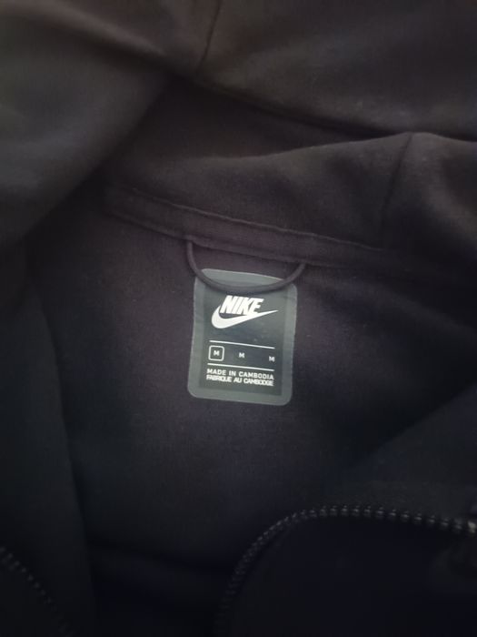 Hanorac nike tech flecee si pantaloni nike tech flecee full negru