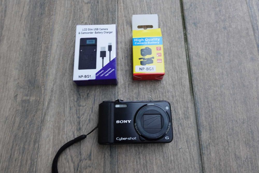 Sony dsc hx7v cu gps 16mp cu incarcator si 2 baterii noi