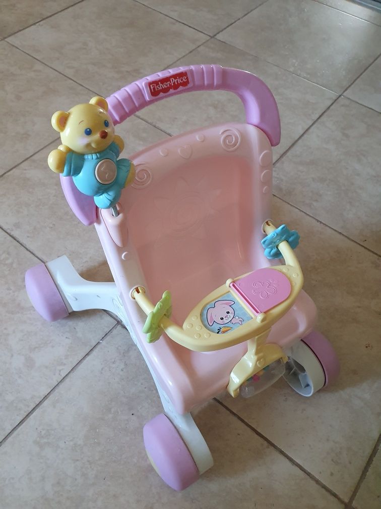 Музикална проходилка/ Количка за кукли Fisher price