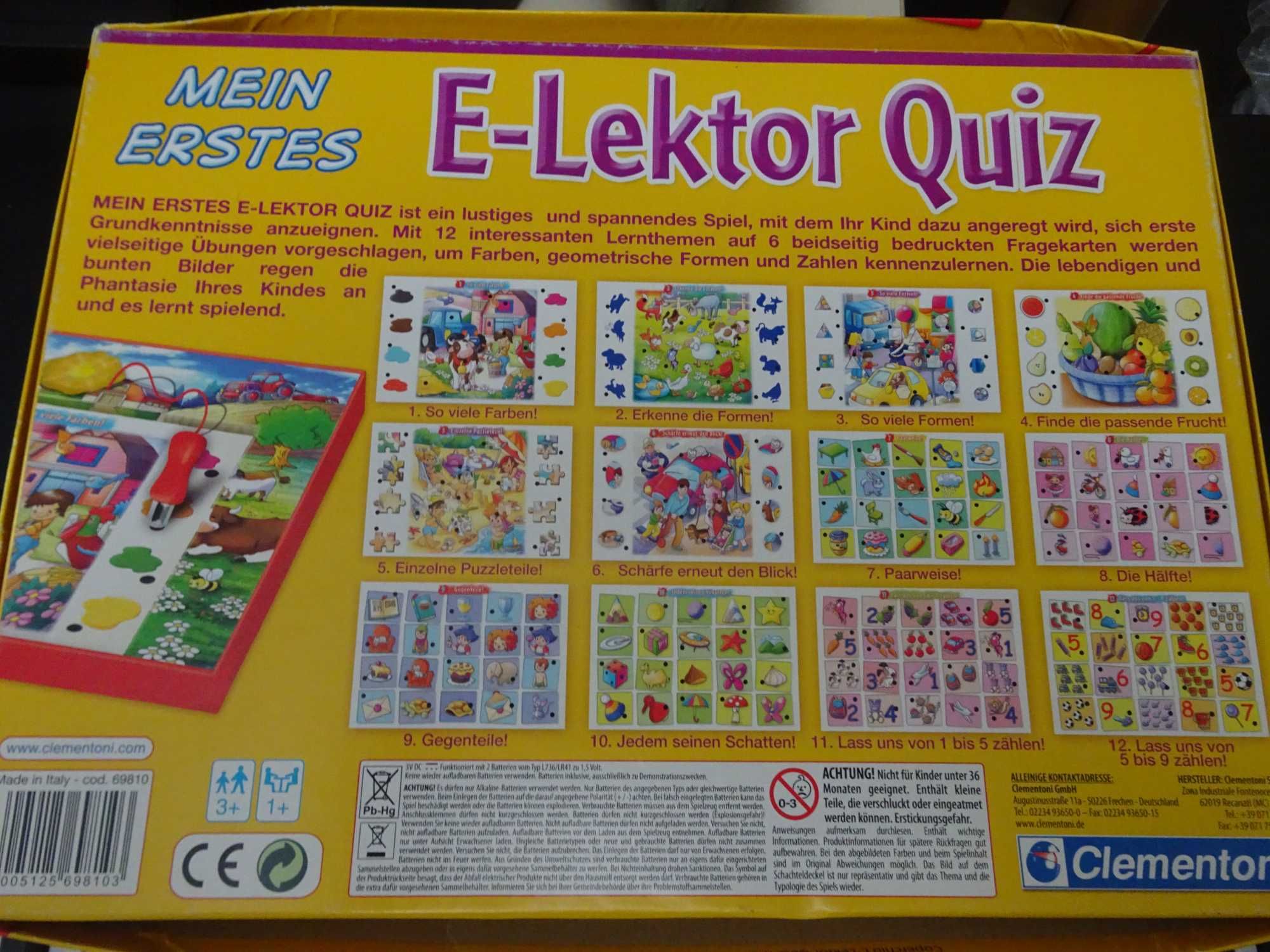 Детски игра Mein erstes E-Lektor Quiz