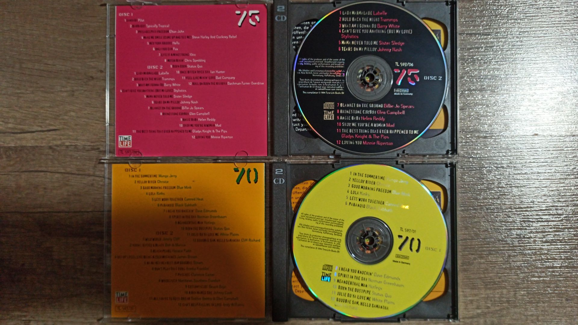 Lot 4 CDuri duble The Collection of the 70s (8CD)