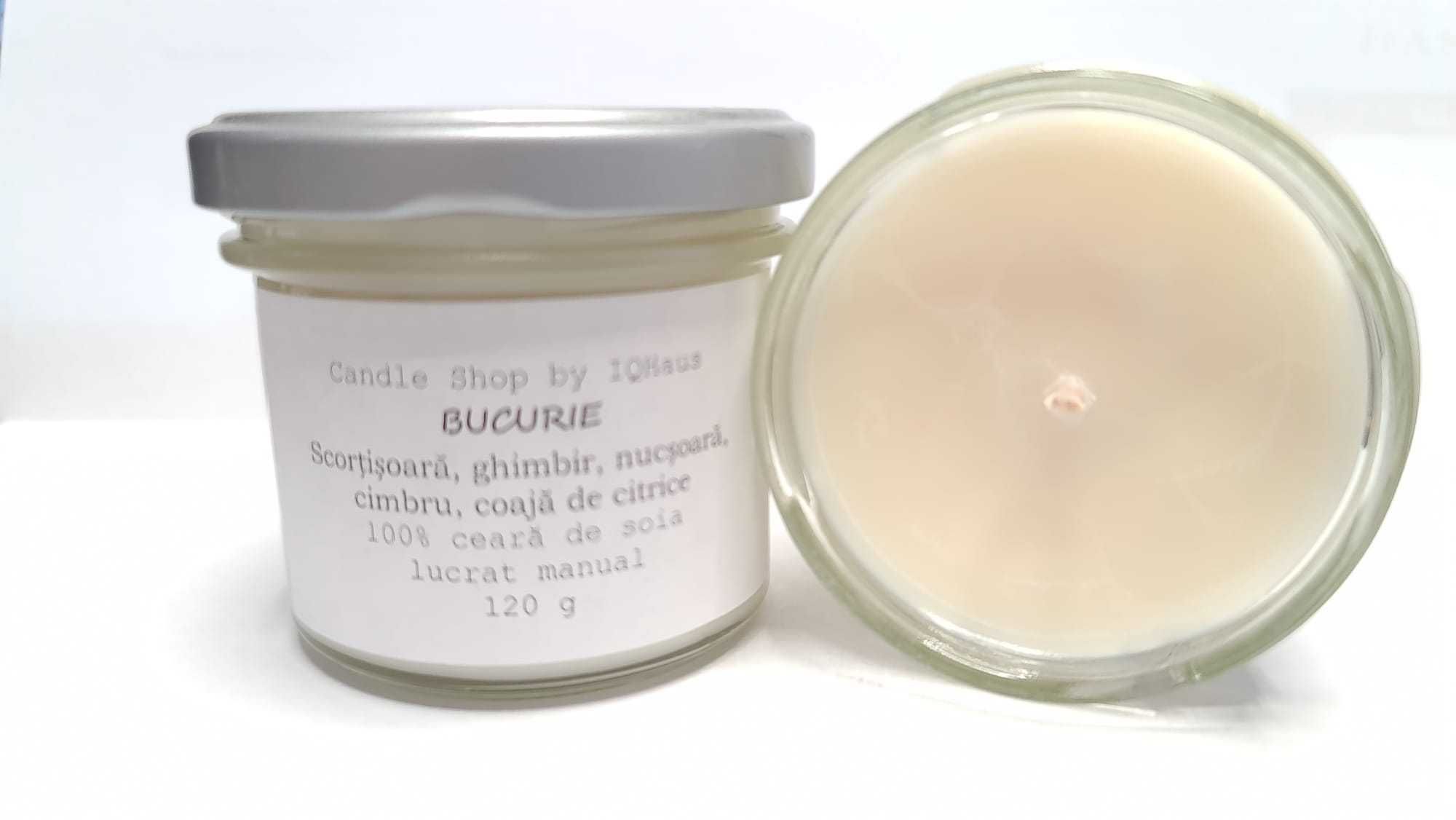 Lumanare parfumata Bucurie 120gr. - Candles Shop by IQhaus